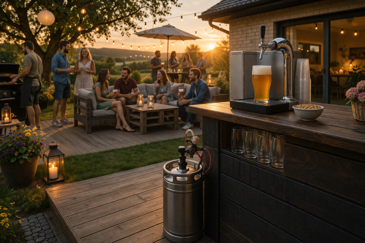 Fadølsanlæg: En social hobby der gør værtsrollen nemmere